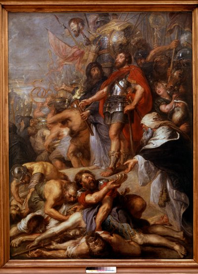 Judas Maccabees triumf Judas Maccabee (eller Maccabee), med smeknamnet hammaren, efterträdare till sin far Mattathias (Matathias, Mattatias) i spetsen för den judiska revolten mot förtrycket av seleukiderna under Antiokias regeringstid av Peter Paul Rubens