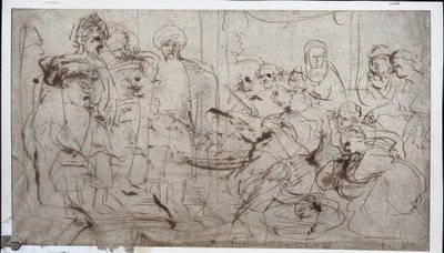 Tomyris med Cyrus huvud, ca. 1637-1638. av Peter Paul Rubens