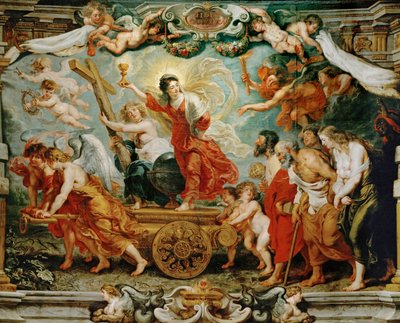Trons triumf av Peter Paul Rubens