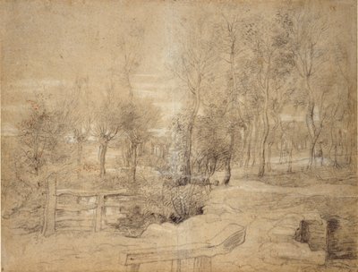 Skogsscen, tidigt 1600-tal av Peter Paul Rubens