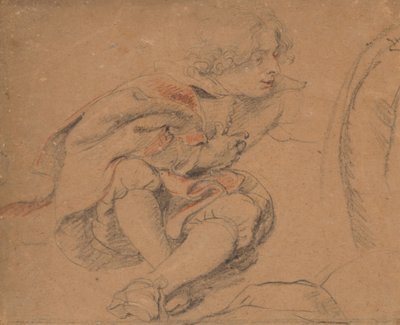 Sittande ung man av Peter Paul Rubens