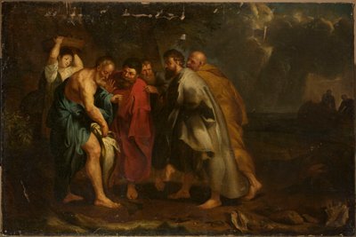 Apostlarnas fynd av myntet inuti fisken av Peter Paul Rubens