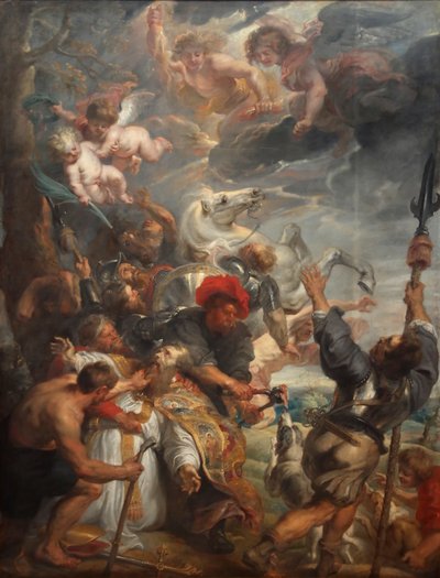 Sankt Livinus martyrskap av Peter Paul Rubens and workshop