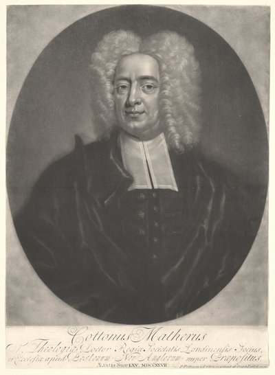 Cotton Mather av Peter Pelham