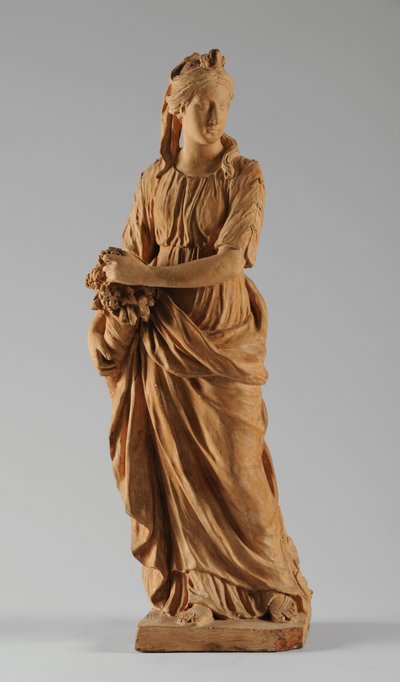 Maquette för en figur av överflöd av Peter Scheemakers