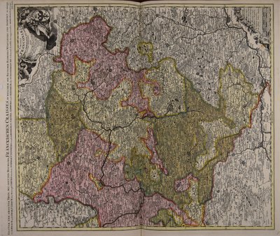 Circuli Franconiae pars orientalis et potior novissimè delineata ... av Peter Schenk the Elder