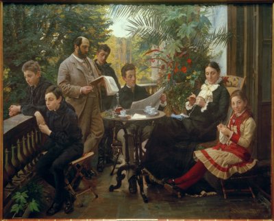 Hirschsprung, Heinrich; dansk tobakstillverkare, beskyddare och konstsamlare (grundare av Hirschsprung-samlingen i Köpenhamn); Köpenhamn 7 av Peder Severin Krøyer