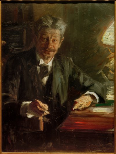 Porträtt av kritikern och författaren Georg Brandes av Peder Severin Krøyer