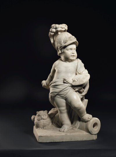 Putto som representerar Learning and the Arts av Peter Van Den Branden