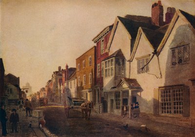Eton High Street, c1800-talet, 1924 av Peter de Wint
