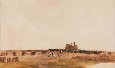 Harvest Time, okänt datum (akvarell på papper) av Peter de Wint