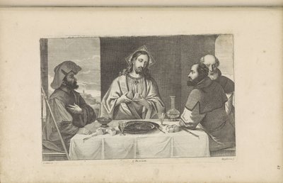 Måltid i Emmaus av Peter van Liesebetten