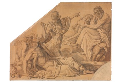 Agamemnons Traum av Peter von Cornelius