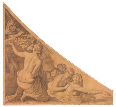 Artemis und Aktaion av Peter von Cornelius