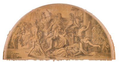 Der Untergang Trojas av Peter von Cornelius