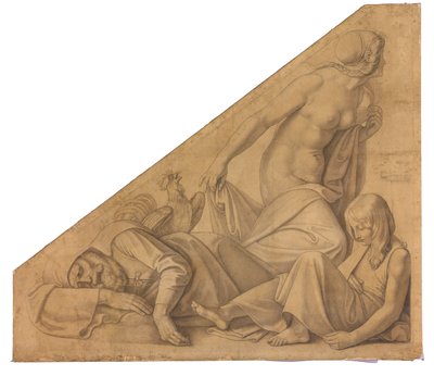 Eos, Tithonos und Memnon av Peter von Cornelius