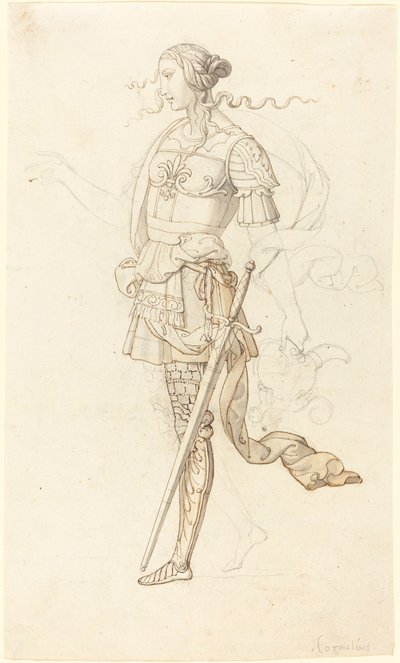 Erminia av Peter von Cornelius