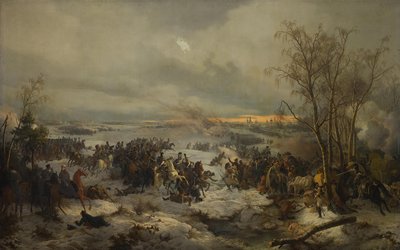 Slaget vid Krasnoi Krasny den 17 november 1812, 1849 av Peter von Hess