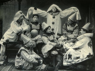 Teaterkomposition. Platinotypie av Pyotr Petrovich Pavlov (1860-1925) av Petr Petrovich Pavlov