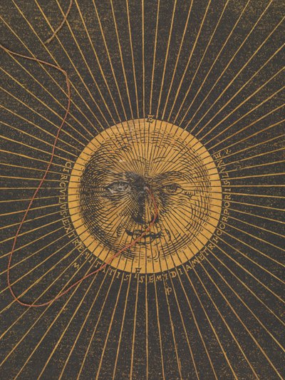 Volvelle ger reglerna för att förutsäga sol- och månförmörkelser av Petrus Apianus
