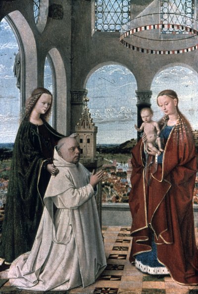 Madonna och barn, 1400-talet av Petrus Christus
