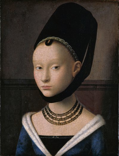 Porträtt av en ung kvinna av Petrus Christus