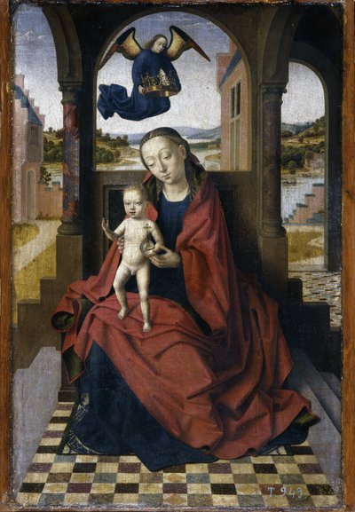 Madonnan och barnet, 1460-talet av Petrus Christus