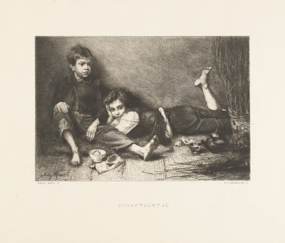 Schafuurtje (titel på objekt) av Petrus Johannes Arendzen