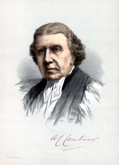 Archibald Campbell Tait, ärkebiskop av Canterbury, c1890. av Petter and Galpin Cassell