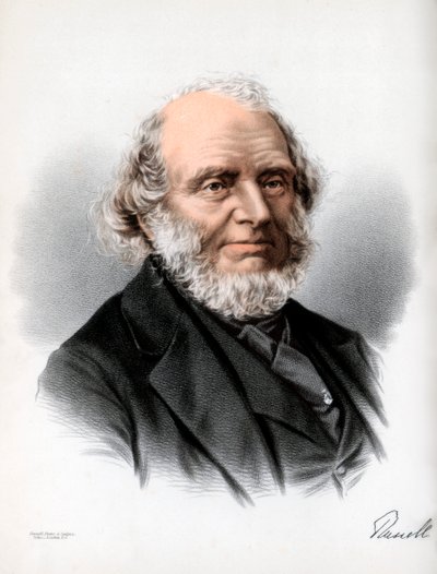 John Russell, 1:e Earl Russell, engelsk whig och liberal politiker, c1890. av Petter and Galpin Cassell