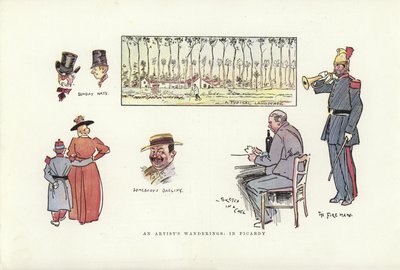 En konstnärs vandringar, i Picardie av Phil May