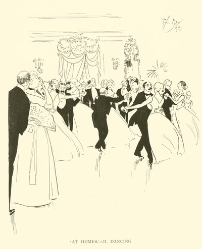 Tecknad film av Phil May, från 1890-talet (litho) av Phil May