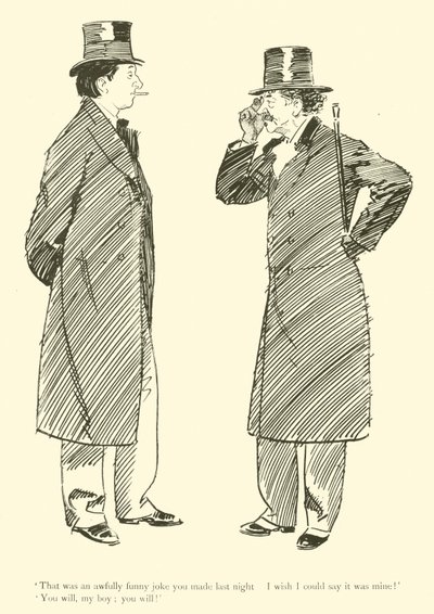 Tecknad film av Phil May, från 1890-talet (litho) av Phil May