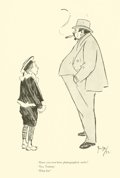 Tecknad film av Phil May, från 1890-talet (litho) av Phil May