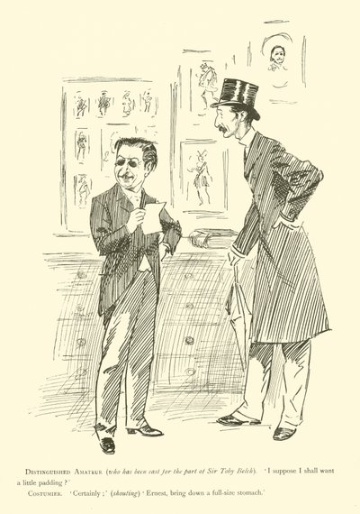 Tecknad film av Phil May, från 1890-talet (litho) av Phil May