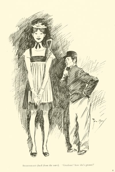 Tecknad film av Phil May, från 1890-talet (litho) av Phil May