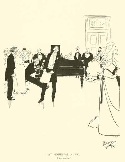 Tecknad film av Phil May, från 1890-talet (litho) av Phil May