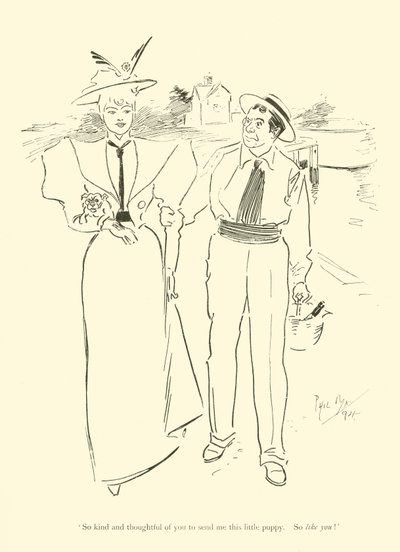 Tecknad film av Phil May, från 1890-talet (litho) av Phil May