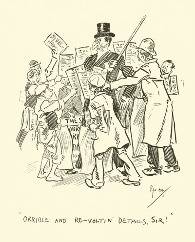 Illustration för Phil Mays Gutter-Snipes av Phil May