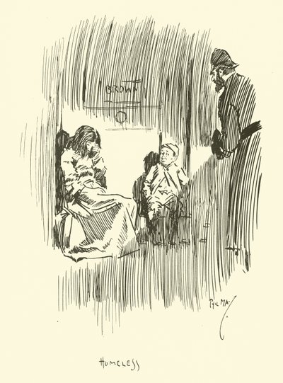 Illustration för Phil Mays Gutter-Snipes av Phil May