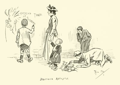 Illustration för Phil Mays Gutter-Snipes av Phil May