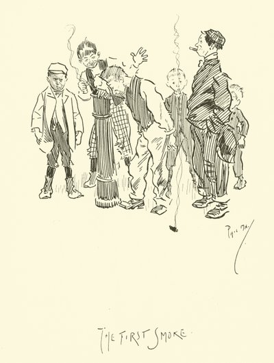 Illustration för Phil Mays Gutter-Snipes av Phil May