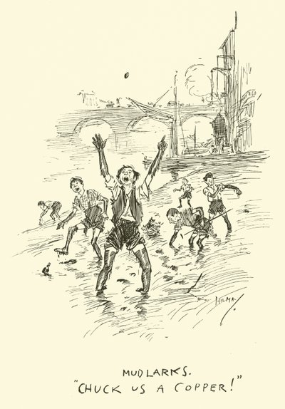 Illustration för Phil Mays Gutter-Snipes av Phil May