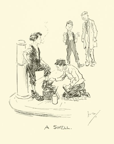 Illustration för Phil Mays Gutter-Snipes av Phil May