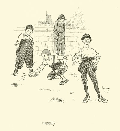 Illustration för Phil Mays Gutter-Snipes av Phil May