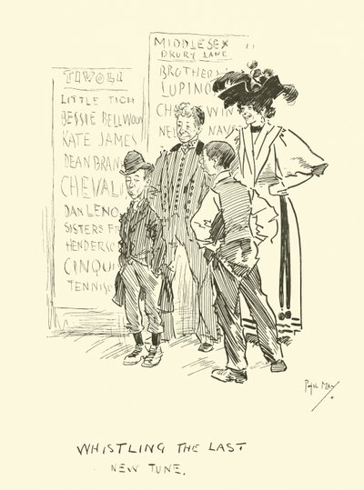 Illustration för Phil Mays Gutter-Snipes av Phil May