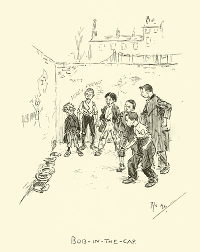 Illustration för Phil Mays Gutter-Snipes av Phil May