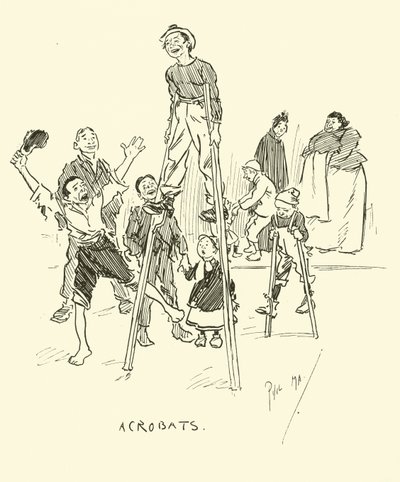 Illustration för Phil Mays Gutter-Snipes av Phil May