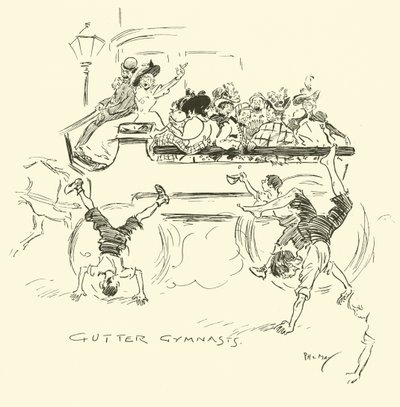 Illustration för Phil Mays Gutter-Snipes av Phil May