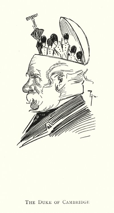 Hertigen av Cambridge (litho) av Phil May